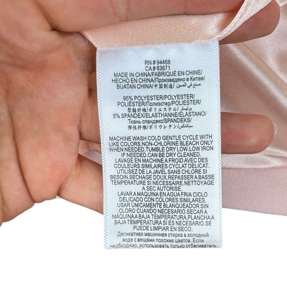 BCBGeneration NWT Pastel Pink Open Front Collarless Textured Blazer Jacket - Picture 15 of 15